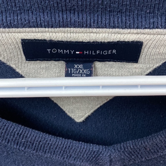 Tommy Hilfiger V-Neck Pullover XXL - Picture 3 of 4